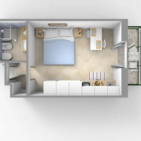 Glicini 公寓式酒店 3*