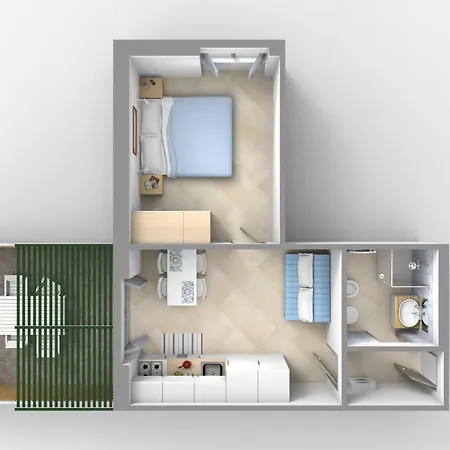 アパートホテル Glicini 3*